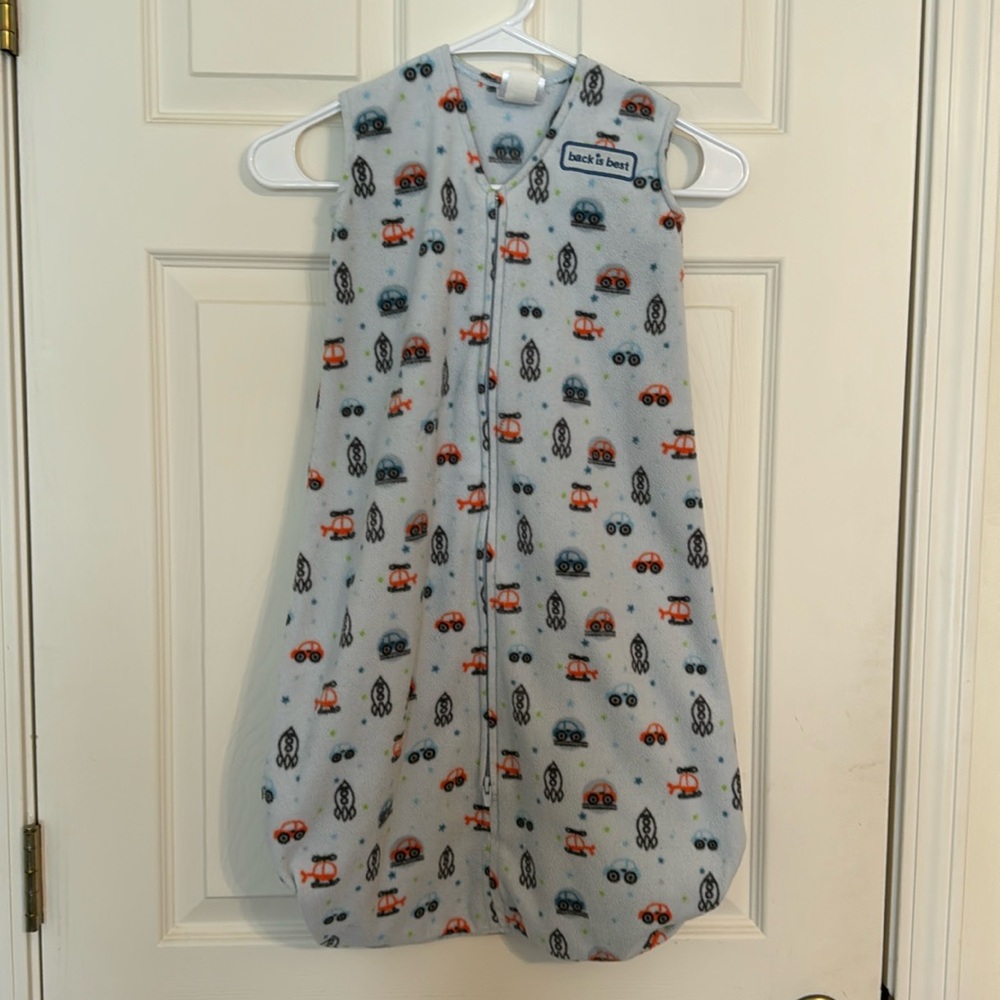 Halo Sleepsack Fleece Blue Car Spaceship Medium